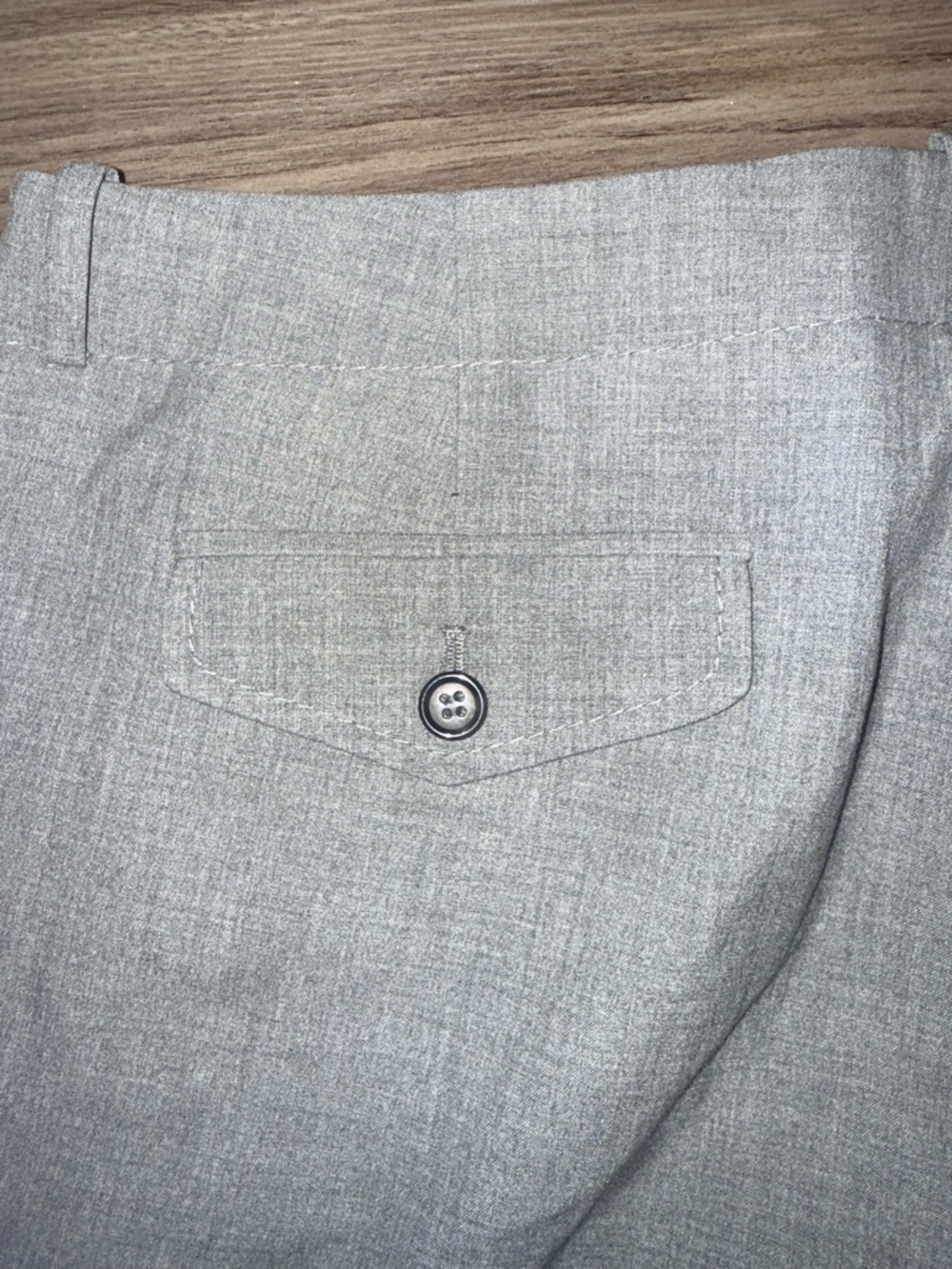 Gray Wide Leg Dress Pants Size 10R Work Office Career Trousers - Picture 6 of 10